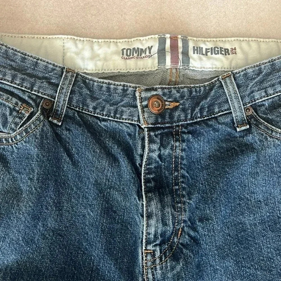 Bundle of 2-[W34/L34]Tommy Hilfiger High Waist Classic Straight Men  Jeans - Picture 7 of 9